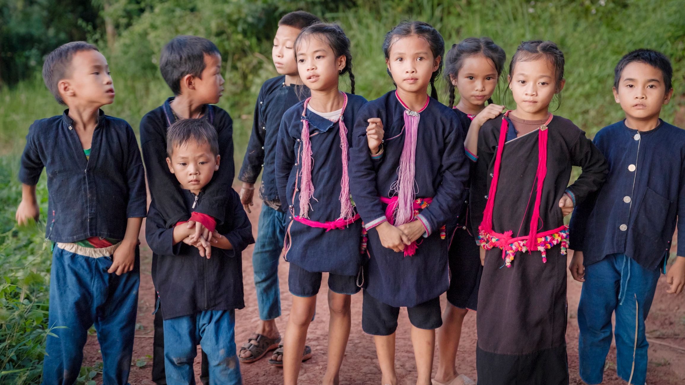 Old family photo Laos